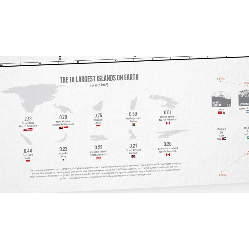 Marmota Maps Wereldkaart Explore the World 200x140cm