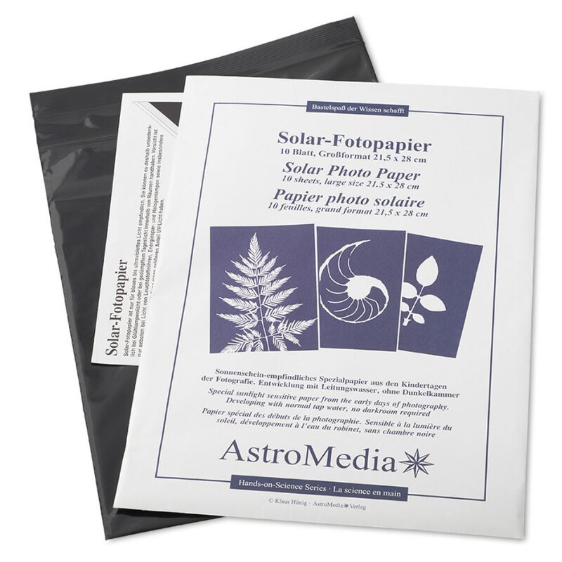 AstroMedia Set Het zonnefotopapier 21,5 x 28 cm