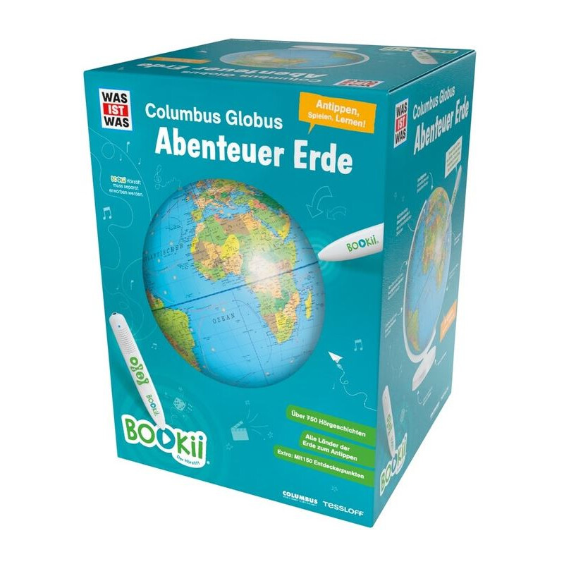 Tessloff-Verlag Kinderglobe Globe BOOKii (zonder pen) 34cm