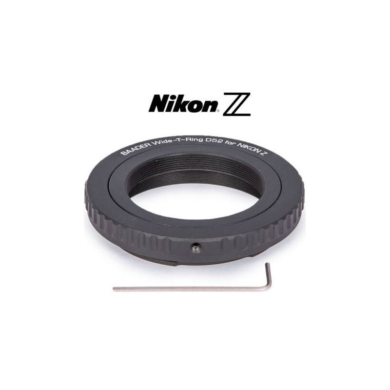 Baader Camera adapter T2/Nikon Z & S52 Wide-T
