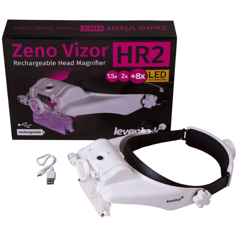 Levenhuk Vergrootglazen Zeno Vizor HR2 rechargeable