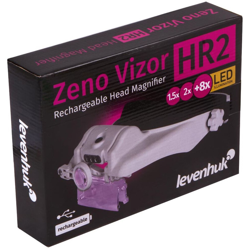 Levenhuk Vergrootglazen Zeno Vizor HR2 rechargeable