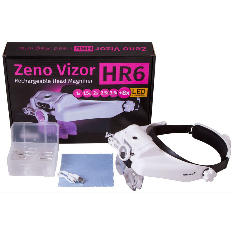 Levenhuk Vergrootglazen Zeno Vizor HR6 rechargeable