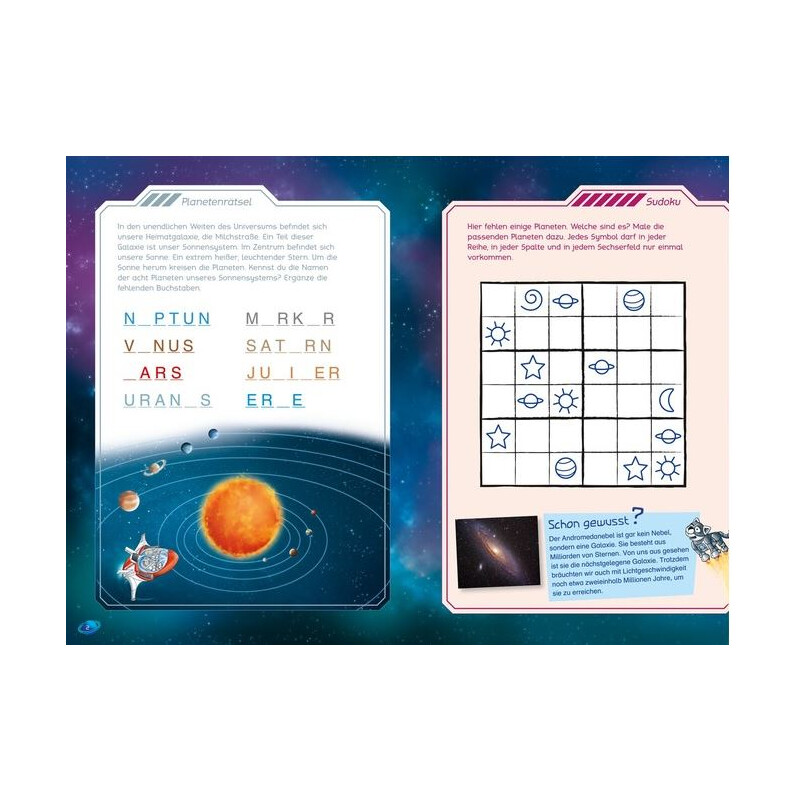 Tessloff-Verlag Kleine Tom-majoor. Puzzel leuke planeten