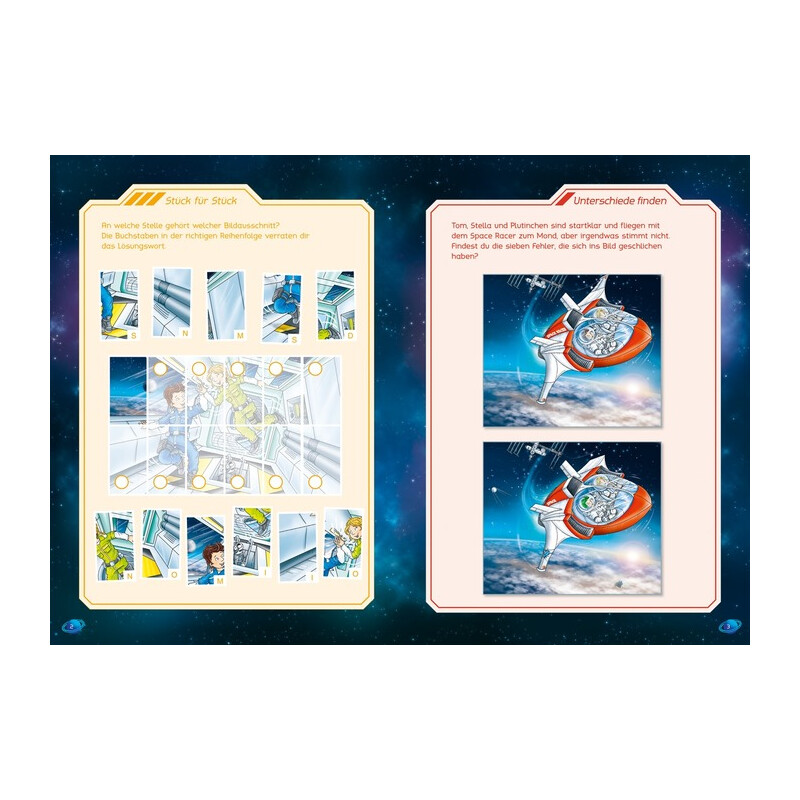 Tessloff-Verlag Kleine Major Tom. Maanpuzzelplezier