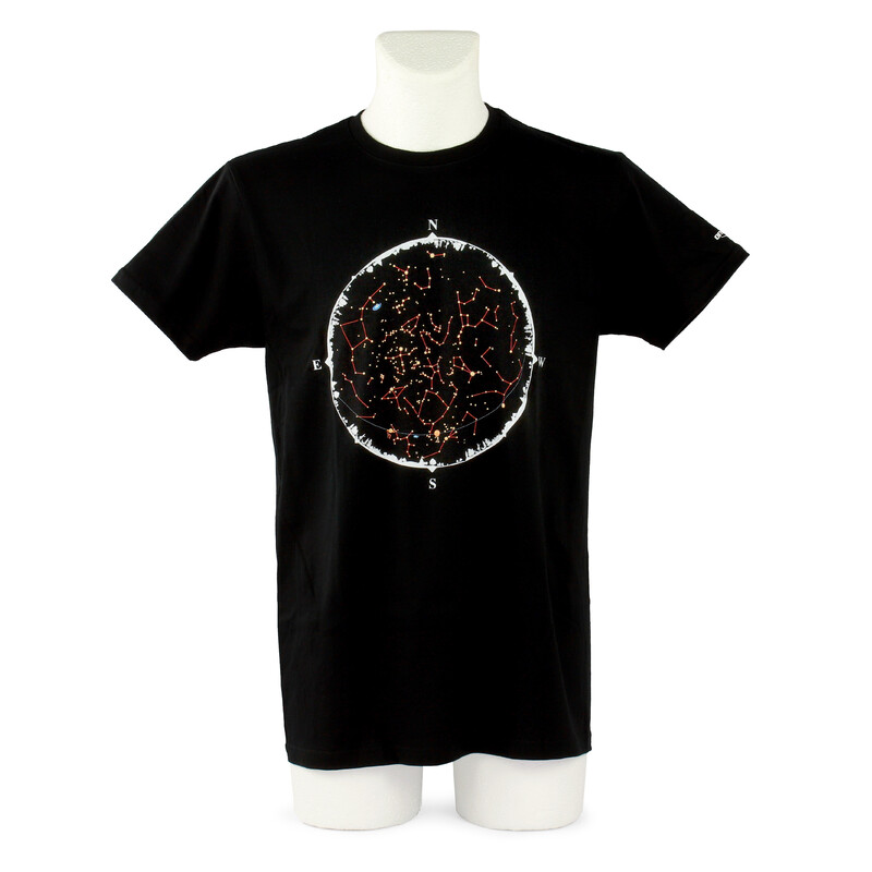 Omegon T-Shirt Starmap (sterrenkaart) - Maat XL