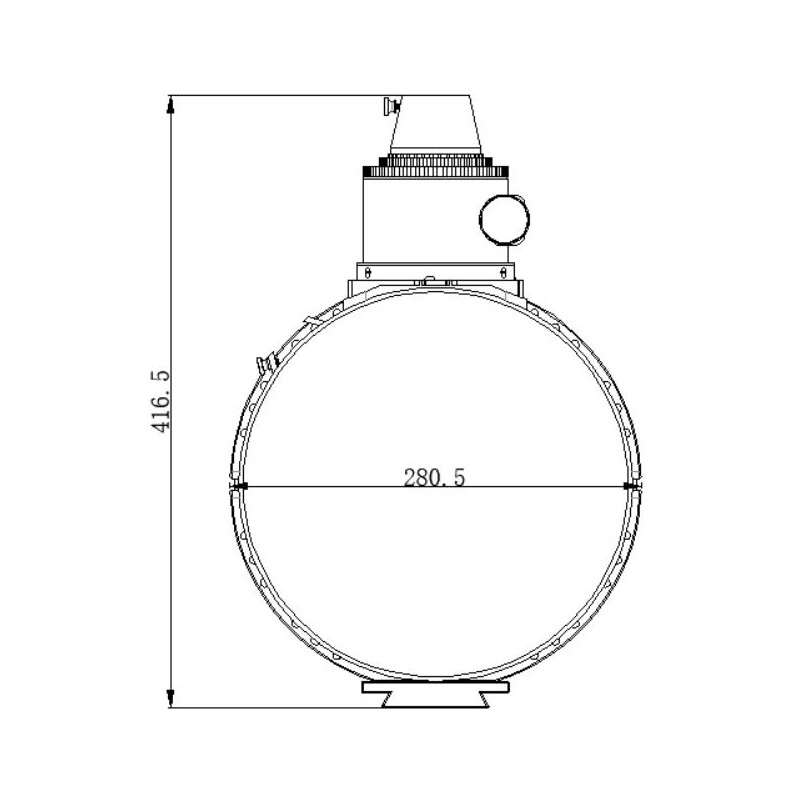 Omegon Telescoop Pro Astrograph N 200/640 OTA