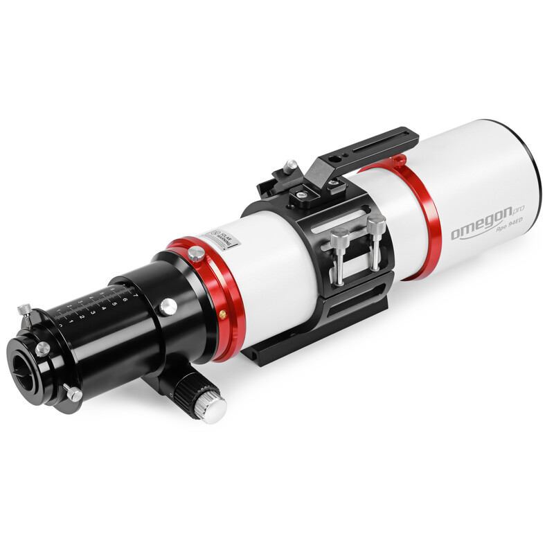 Omegon Apochromatische refractor Pro APO AP 94/517 Triplet ED OTA + testprotocol