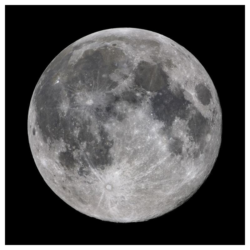 Oklop Poster Volle maan 40cmx60cm