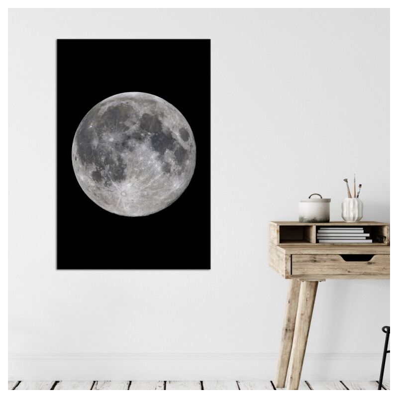 Oklop Poster Volle maan 30cmx45cm