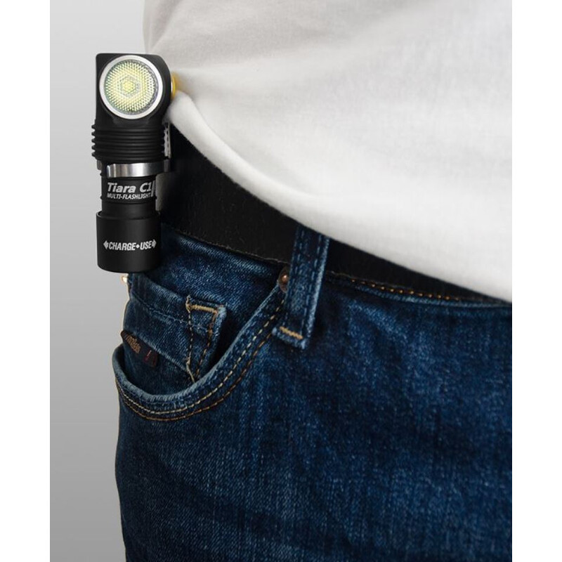Armytek Zaklamp Tiara C1 Pro Magnet USB (warm licht)