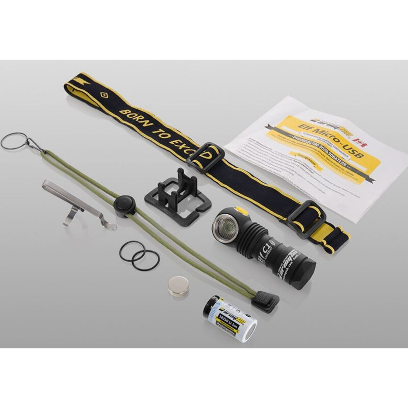 Armytek Zaklamp Hoofdlamp Elf C1 (warm licht)