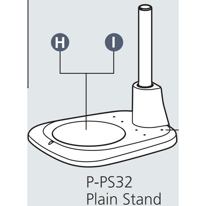 Nikon Zuilen P-PS32 Plain Base for incident light with pillar