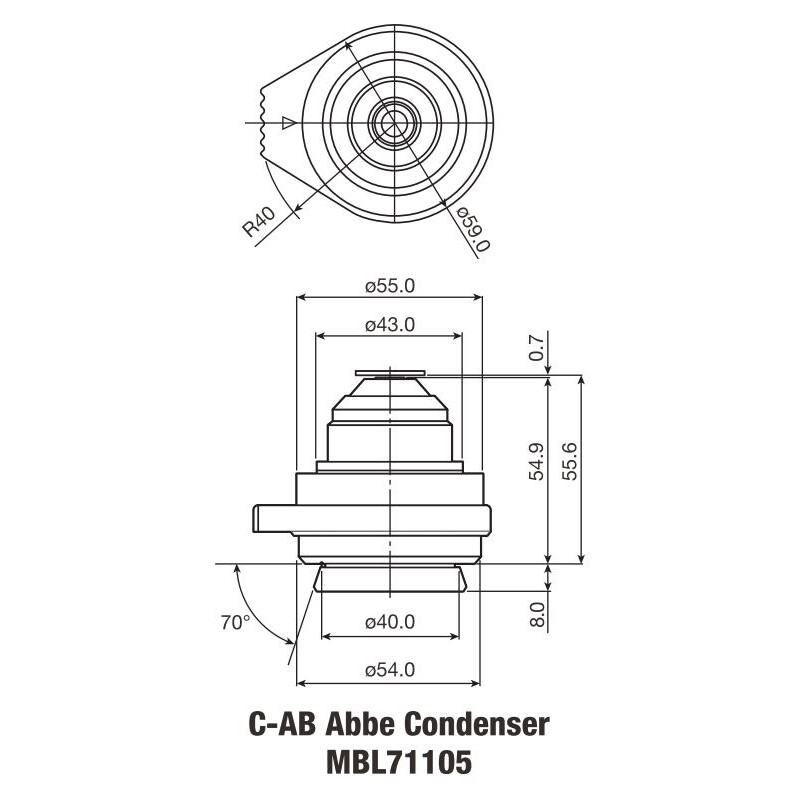 Nikon C-C Abbe condensor N.A. 0.90