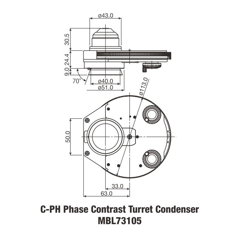 Nikon C-C fasecontrast condensor