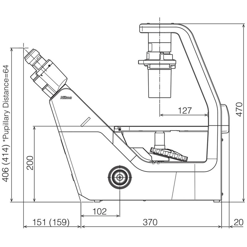 Nikon microscoop ECLIPSE TS2, invers, bino, PH, zonder objectieven