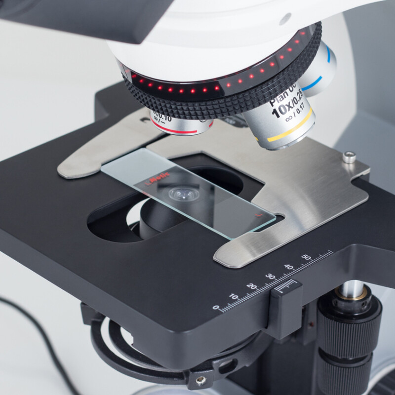 Motic Microscoop Panthera E2, trinoculair, HF, INFINITY, plan achro., 40x-1000x, vast Koehl.LED