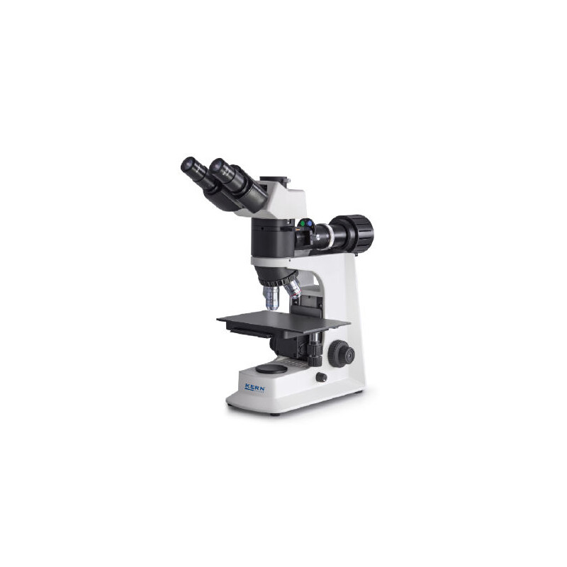 Kern Microscoop OKM 172, MET, POL, bino, Inf, planachro, 50x-400x, Auflicht, HAL, 30W