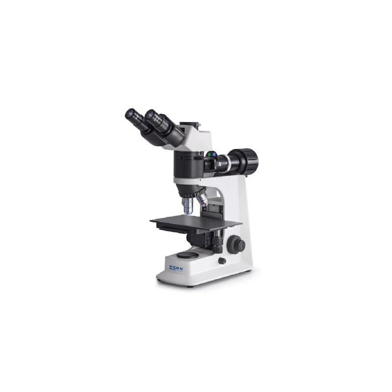 Kern Microscoop OKM 173, MET, POL, trino, Inf, planachro, 50x-400x, Incident light, HAL, 30W