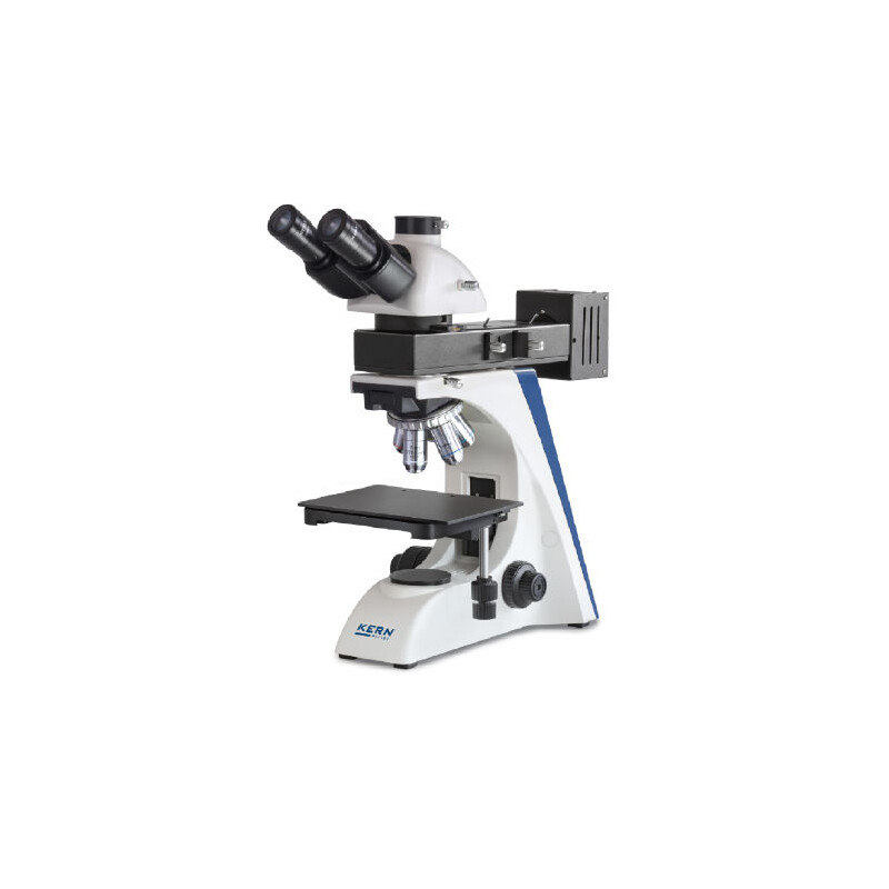 Kern Microscoop OKO 178, MET, POL, trino, Inf plan, 50x-1000x, incident/reflectielicht, HAL, 100W