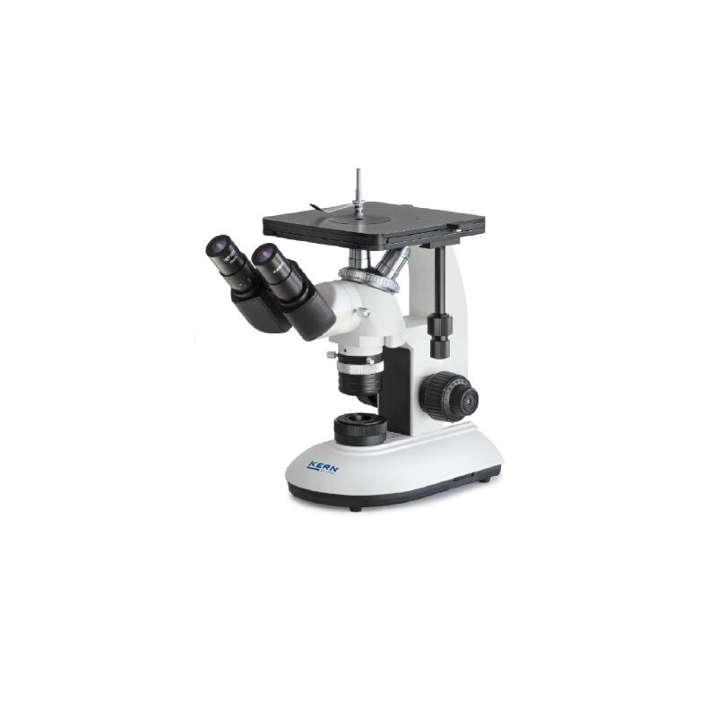 Kern Omgekeerde microscoop OLF 162, omgekeerd, MET, bino, DIN planchroom, 100x-400x, Incident light, LED, 3W
