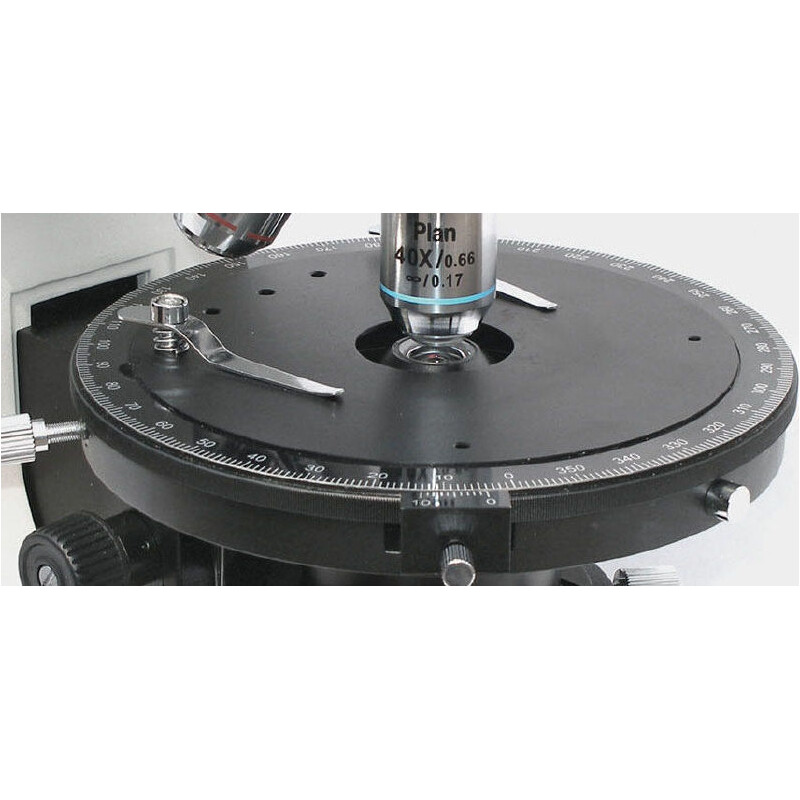 Kern Microscoop OPM 181, POL, trino, Inf plan, 40x-400x, doorvallend licht, HAL, 20W