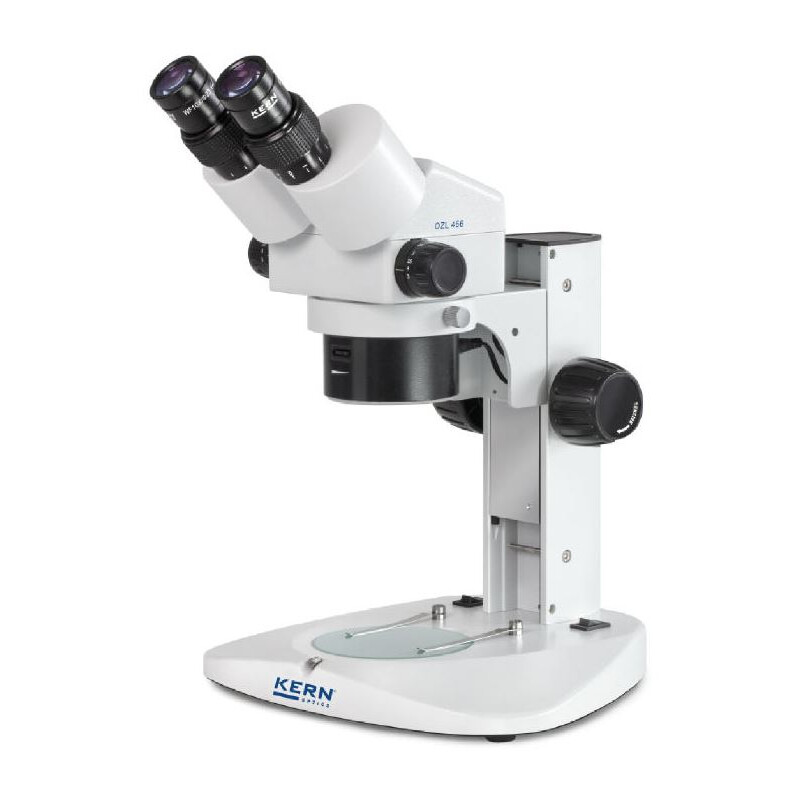 Kern Stereo microscoop OZL 456, bino, Ringlampen, 10x23, 0,21W LED, 0,75-5,0x