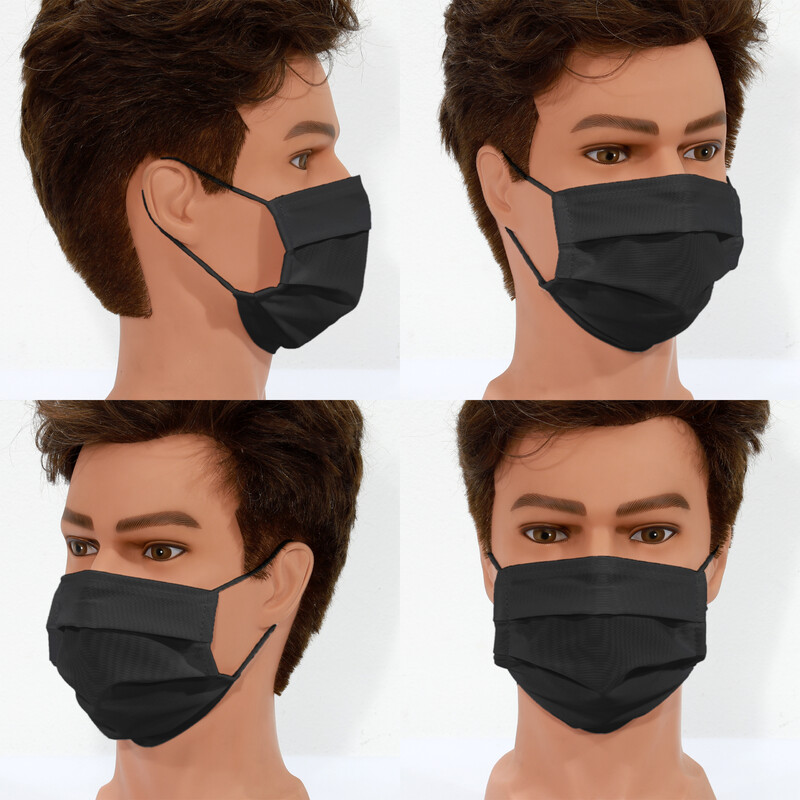 Masketo Mondmasker, polyester, zwart