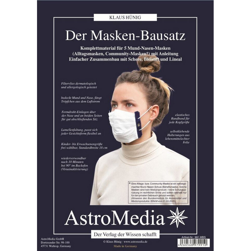 AstroMedia Mondmasker, set voor 5 stuk