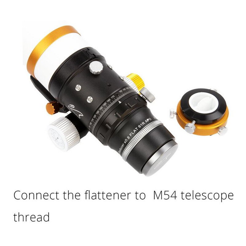 William Optics Verstelbare Flattener Reducer Flat61R voor ZenithStar 61