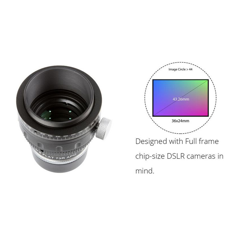 William Optics Verstelbare Flattener Reducer Flat73R voor ZenithStar 73