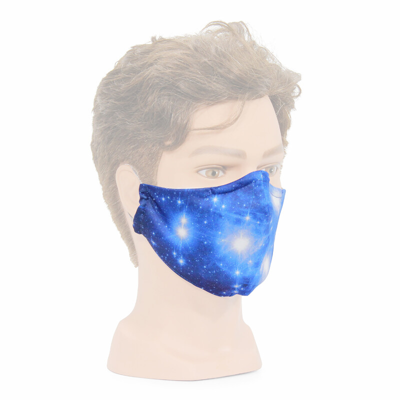 Masketo mondmasker, wit met astromotief "Plejaden", 5 stuk