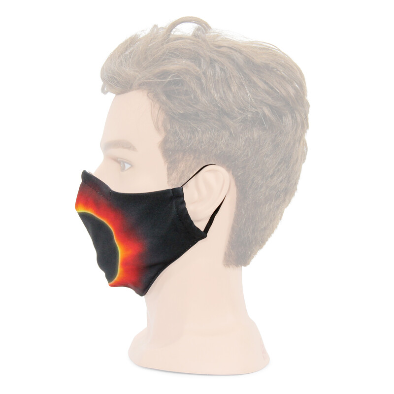 Masketo mondmasker met astromotief "zonnecorona", 1 stuk
