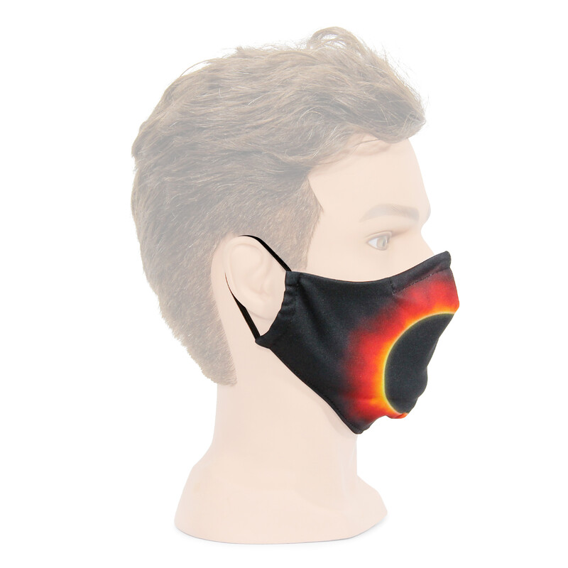 Masketo mondmasker met astromotief "zonnecorona", 1 stuk