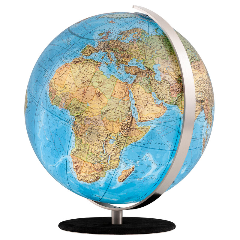 Columbus Globe Duo 30cm OID leren basis nubuck leer zwart