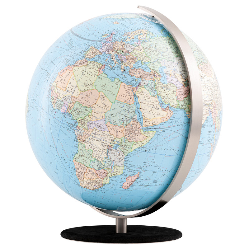 Columbus Globe Duo 30cm OID leren basis nubuck leer zwart