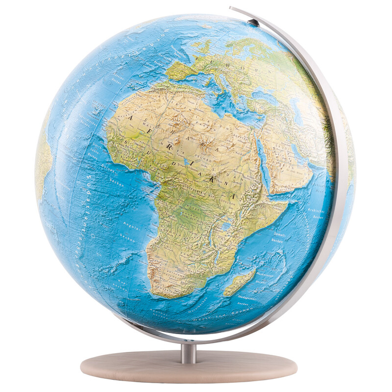 Columbus Globe Duorama 40cm glad leer camel