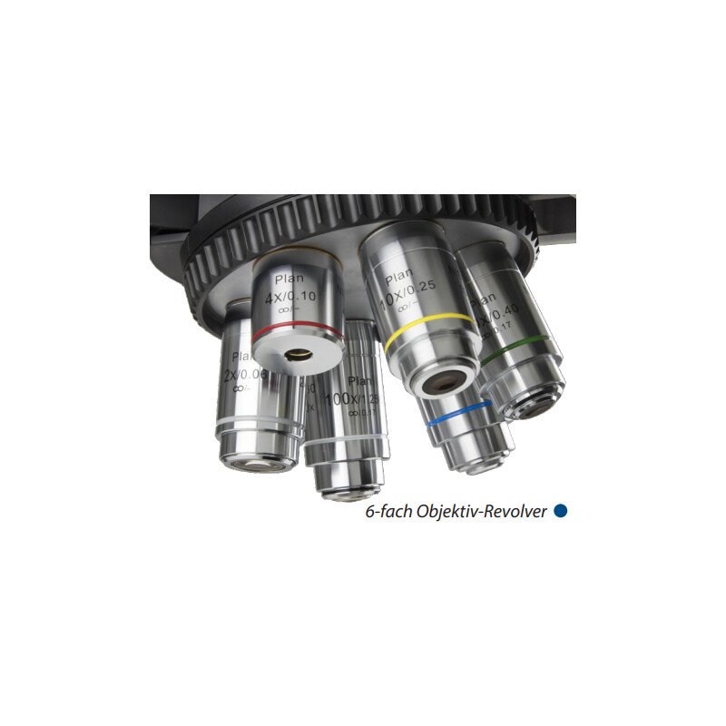 Euromex Microscoop Delphi-X, DX.2158-APLi, trino, 40x - 1000x, plan apochromatisch, met ergonomische kop en 100W halogeen verlichting. kop en 100W halogeen Belichting