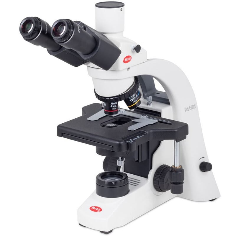 Motic Microscoop BA210E trino, INFINITY, EC-plan, achro, 40x-1000x, Hal,