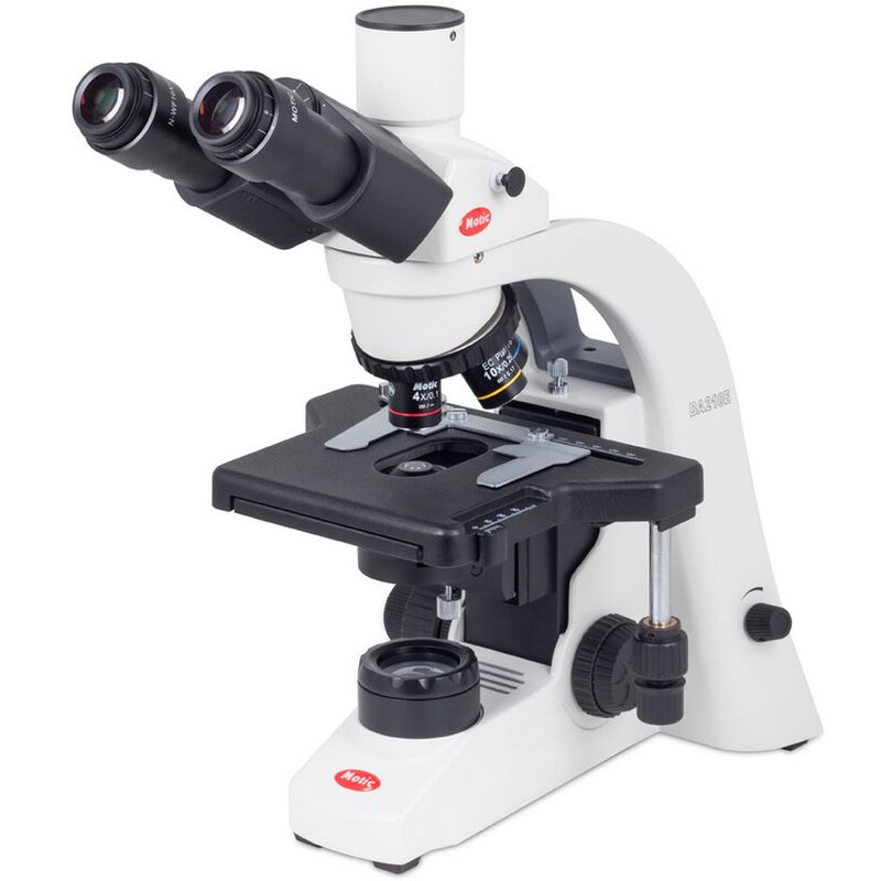 Motic Microscoop BA210E trino, INFINITY, EC-plan, achro, 40x-400x, Hal,