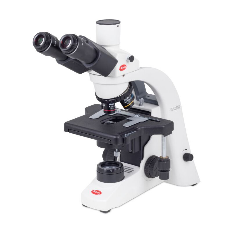 Motic Microscoop BA210 trino, INFINITY, EC-plan, achro, 40x-400x, LED