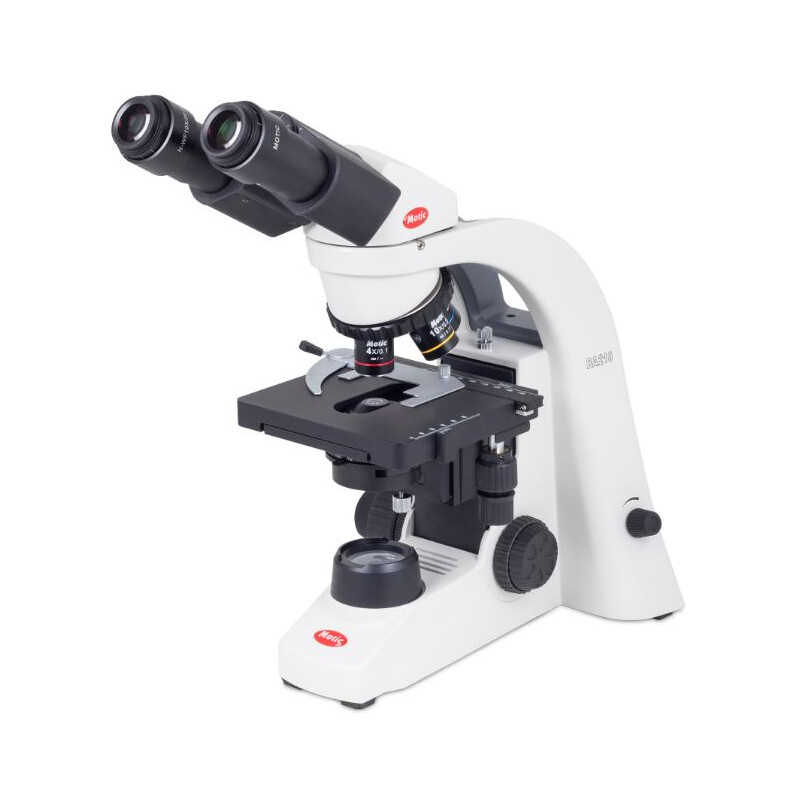 Motic Microscoop BA210 bino, INFINITY, EC-plan, achro, 40x-400x, LED