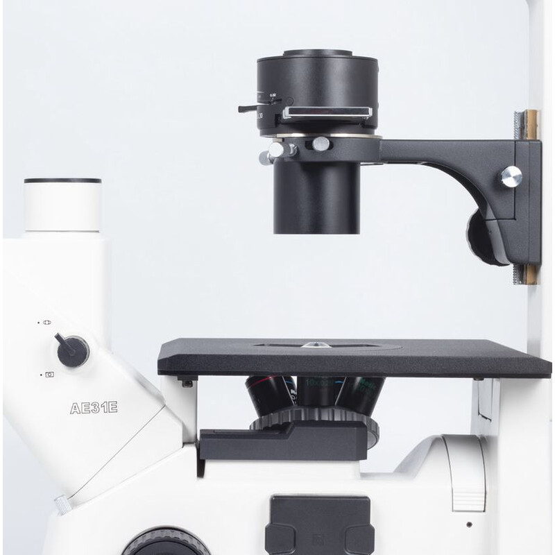 Motic Omgekeerde microscoop AE31E trino, infinity, 40x-400x, phase, Hal, 30W