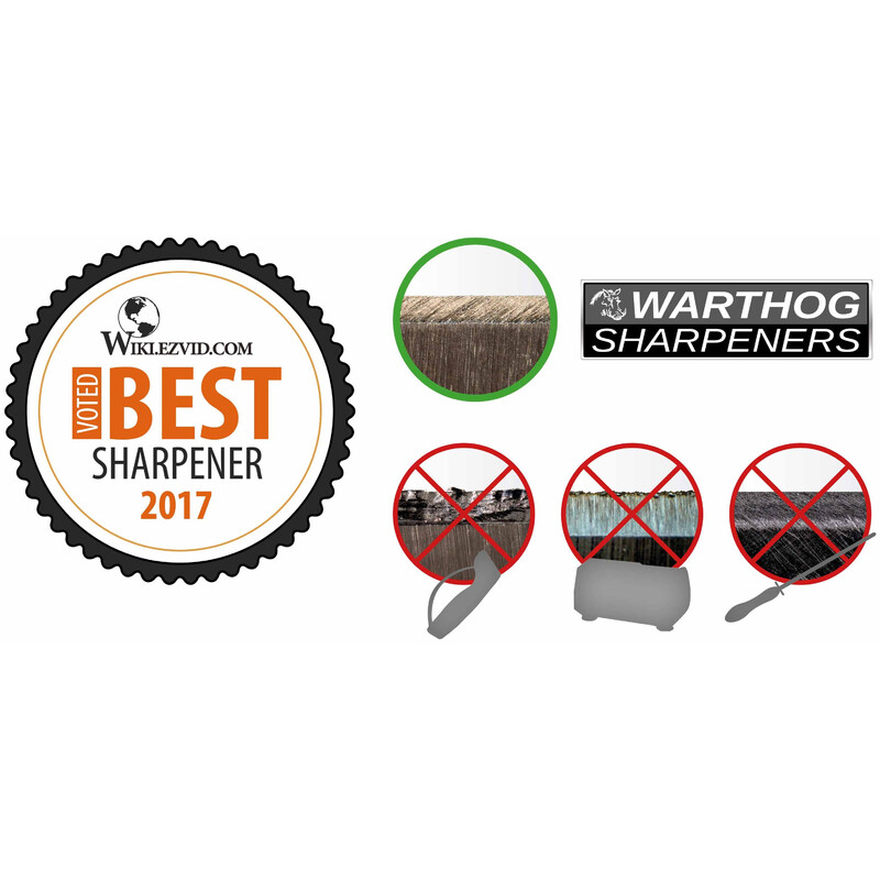 Warthog Sharpeners Keramische slijpeenheid voor kartelmessen