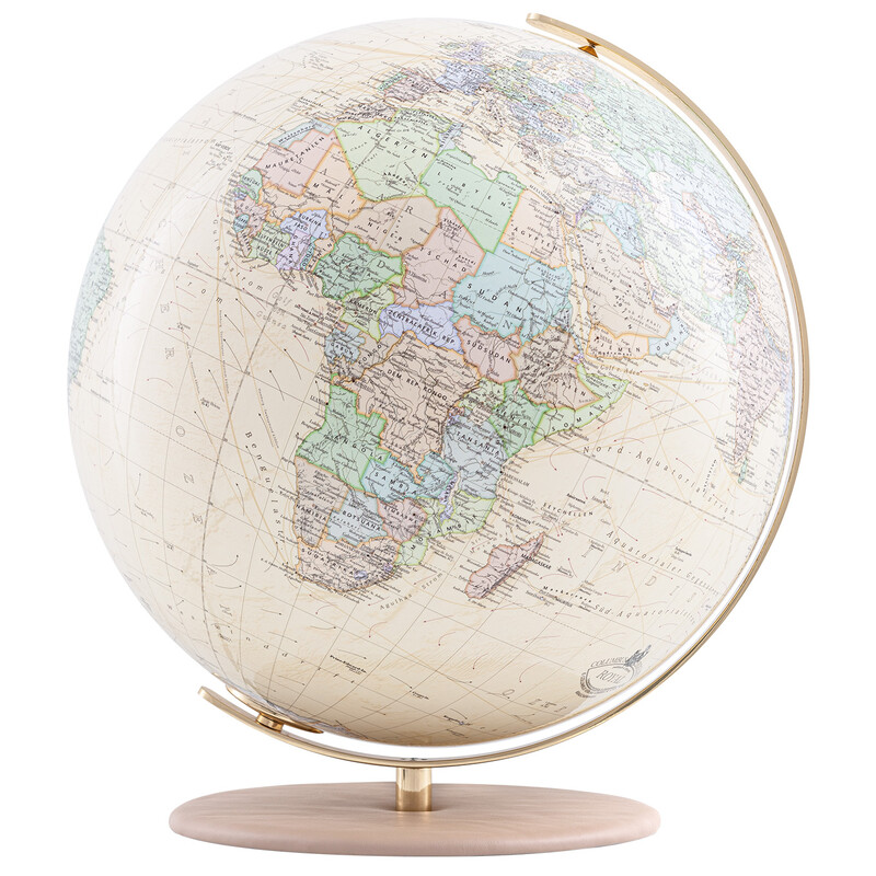 Columbus Globe Royal 40cm glad leren kameel