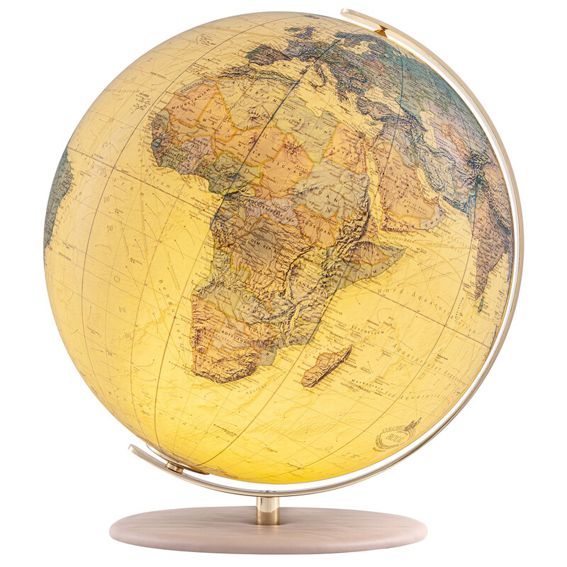 Columbus Globe Royal 40cm glad leren kameel