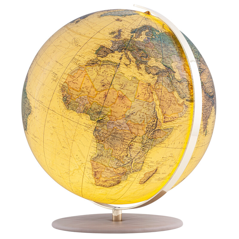 Columbus Globe Royal 40cm glad leren kameel