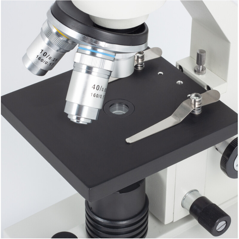 Motic Microscoop SFC-100 FLED, mono, DIN, achro, 40x-400x, LED, Accu