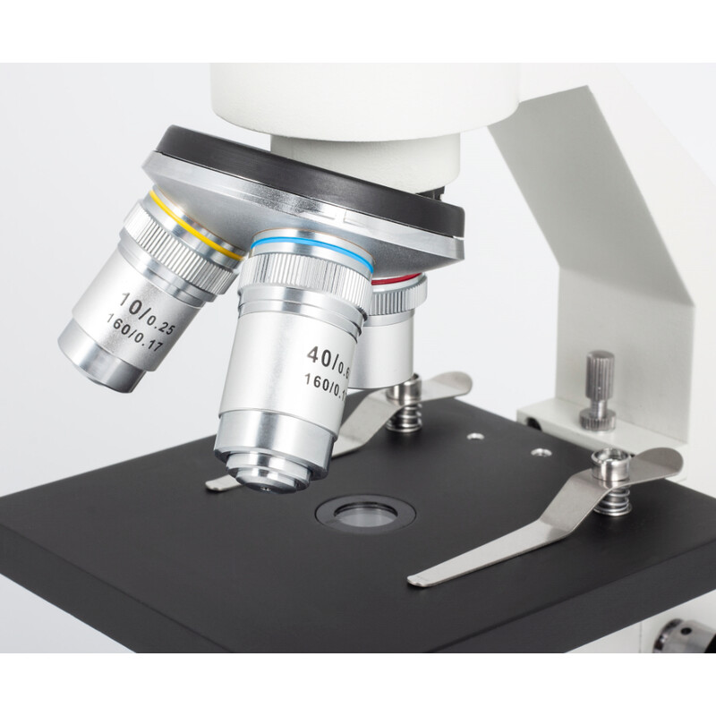 Motic Microscoop SFC-100 FLED, mono, DIN, achro, 40x-400x, LED, Accu