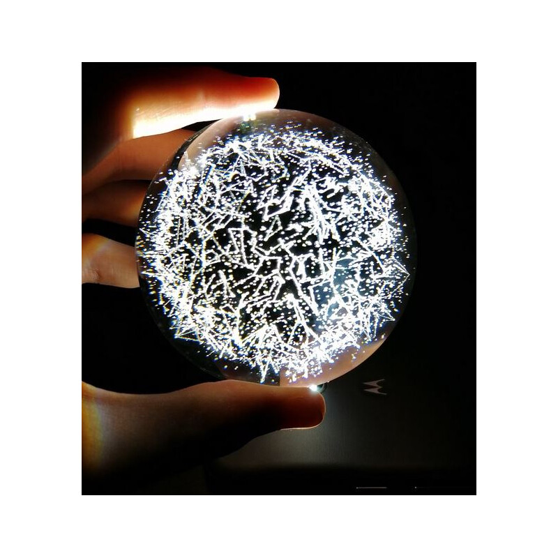 CinkS labs De sterrenbeelden in een 3D glazen bol